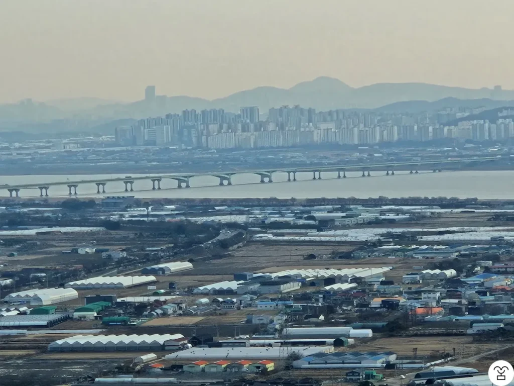 Jembatan Ilsan (pengambilan gambar diperbesar)
