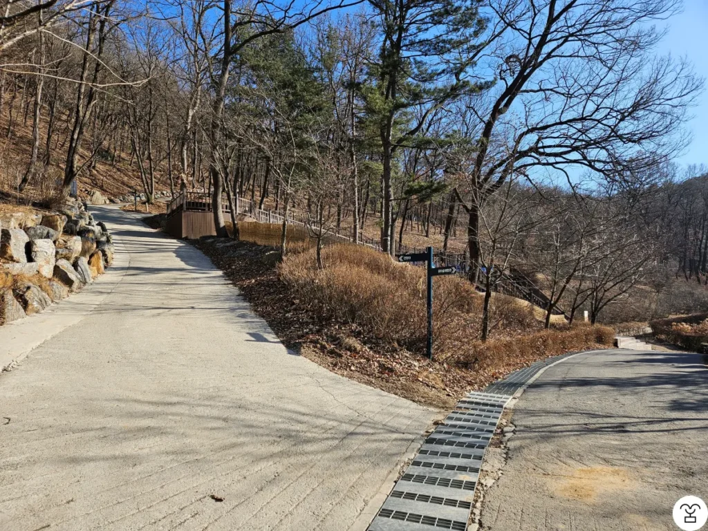 Saat ada percabangan lagi, pilih jalur kiri.